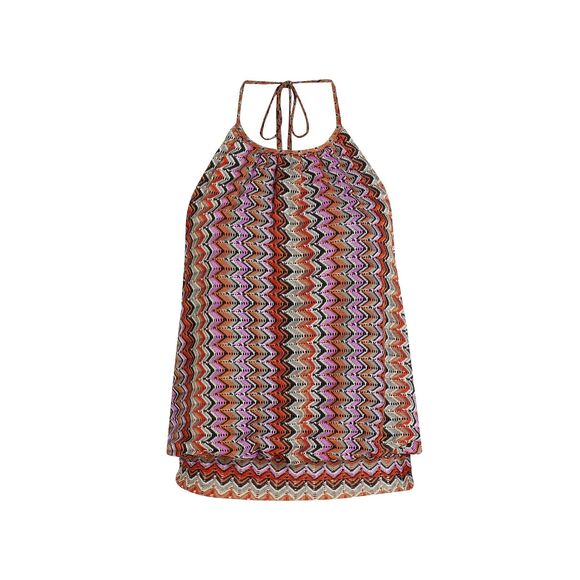 NWT Ramy Brook Adda Zig Zag Open Knit Halter Top in Soho Multi Size Medium - Picture 7 of 16